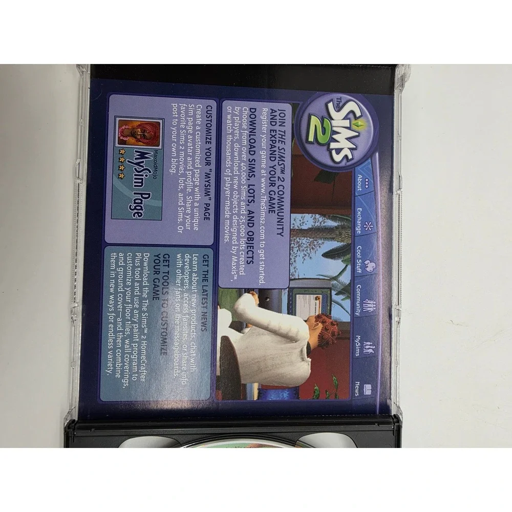 The Sims 2 University Expansion Pack PC Game EA Maxis 2-Disc Set Jewel Case